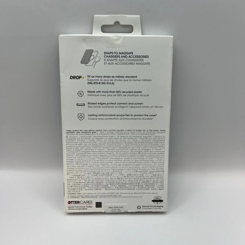 OtterBox Symmetry Series Case for iPhone 15 Plus 14 Plus Purple MagSafe 77-94849